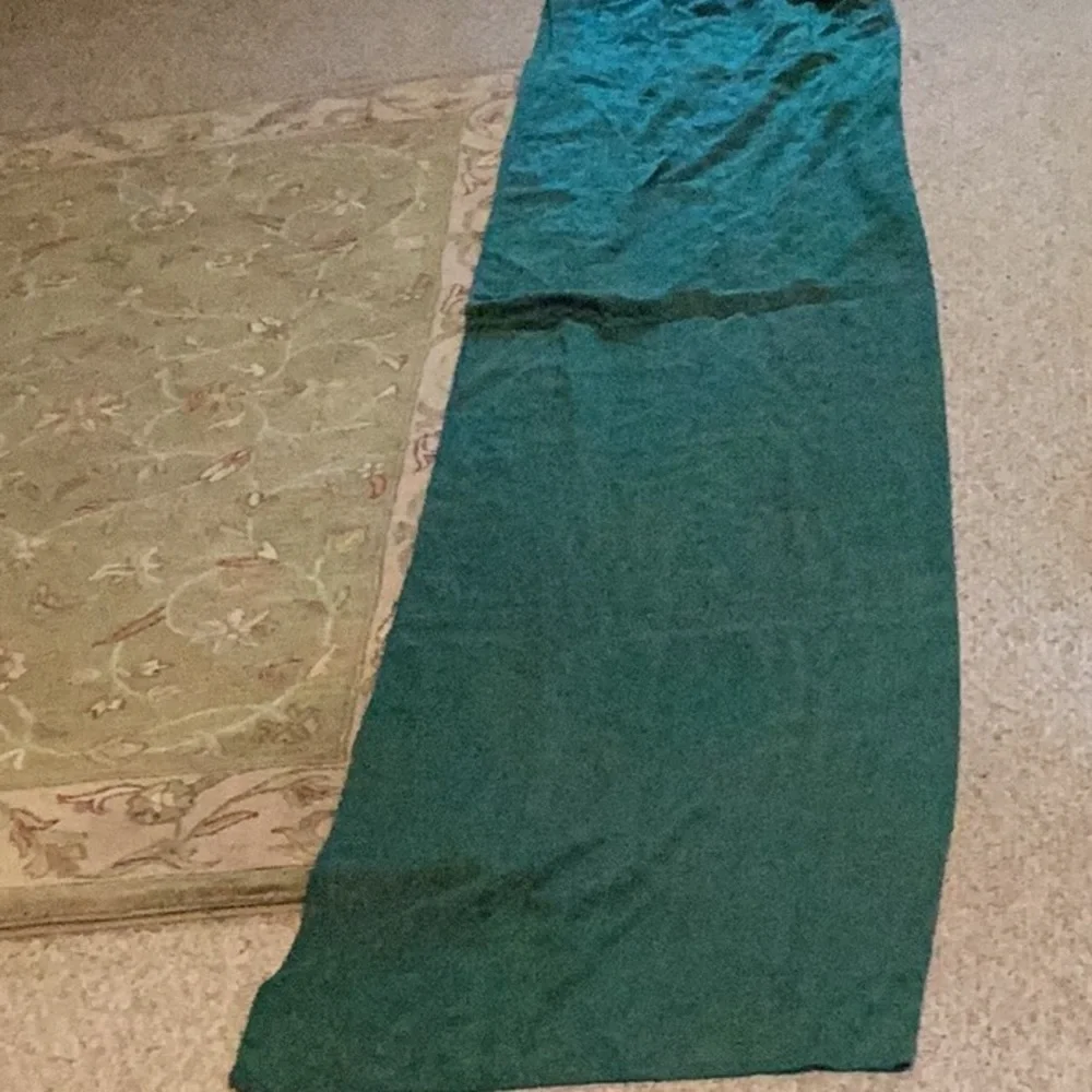 ⚜️  EUVC DAMASK  EVERGREEN TABLECLOTH  54 X 138